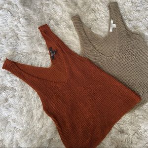 Knitted tanks